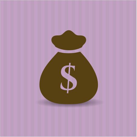 Money Bag icon vector illustration