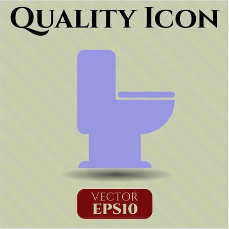 WC Toilet icon vector illustration