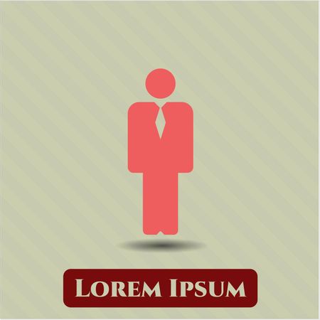 Businessman icon or symbol