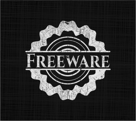 Freeware with chalkboard texture