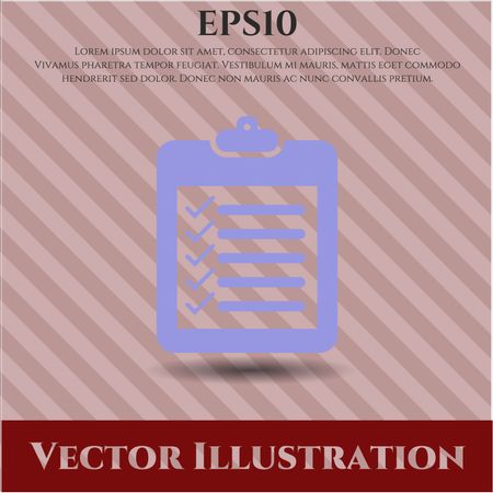 List vector icon