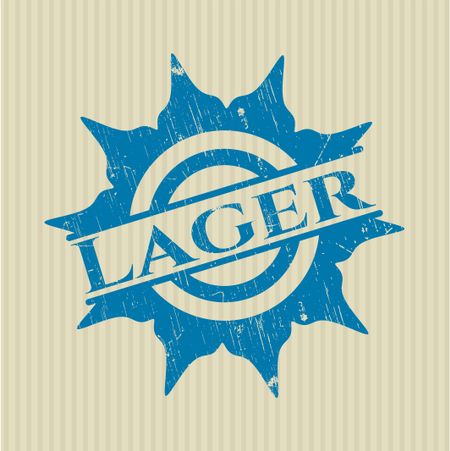 Lager rubber stamp