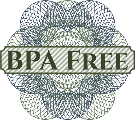 BPA Free written inside rosette
