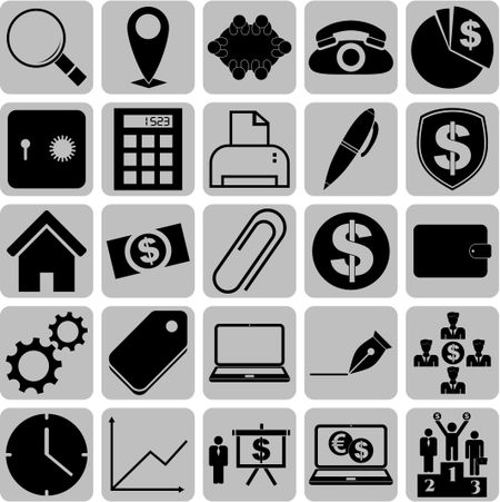 25 icon set. business Icons. Quality Icons.