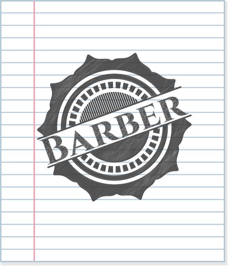 Barber pencil draw