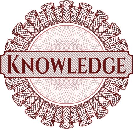 Knowledge abstract rosette