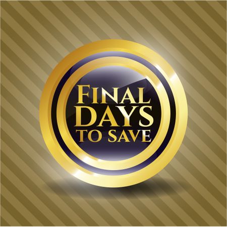 Final days to save gold emblem