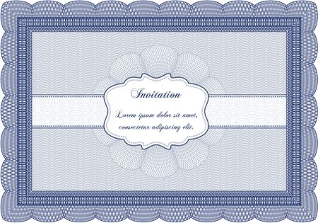 Formal invitation template. Customizable, Easy to edit and change colors. Lovely design. Complex background.