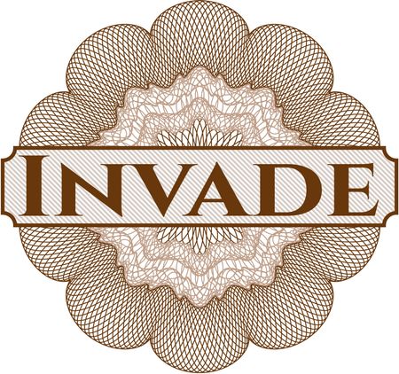 Invade abstract linear rosette