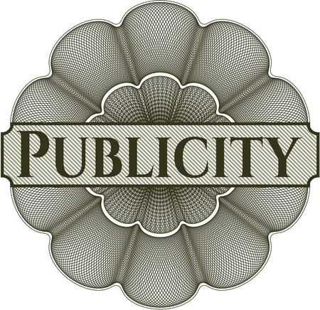 Publicity abstract rosette