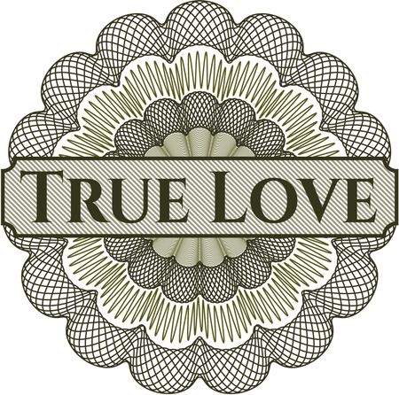True Love rosette (money style emplem)