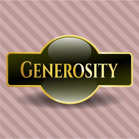 Generosity golden badge