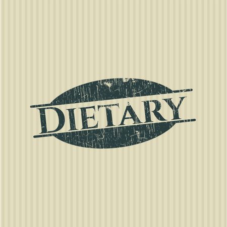 Dietary rubber grunge seal
