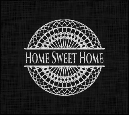 Home Sweet Home chalk emblem