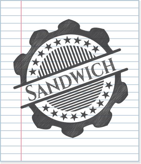 Sandwich draw with pencil effect