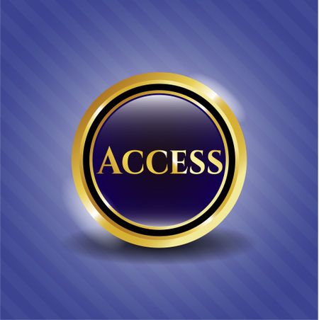 Access golden emblem