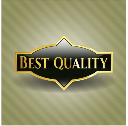 Best Quality gold shiny emblem