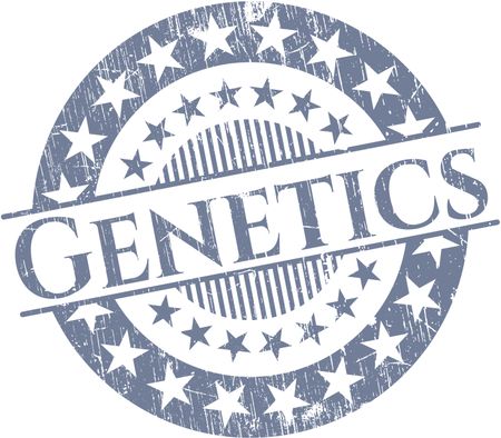 Genetics rubber grunge texture stamp