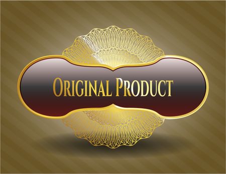 Original Product golden emblem