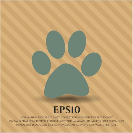 Paw icon vector illustration