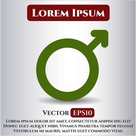 Male icon vector illustration