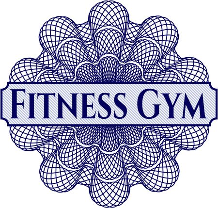 Fitness Gym abstract rosette