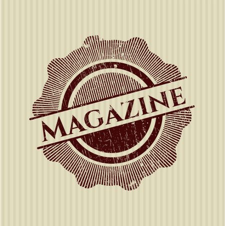 Magazine grunge seal