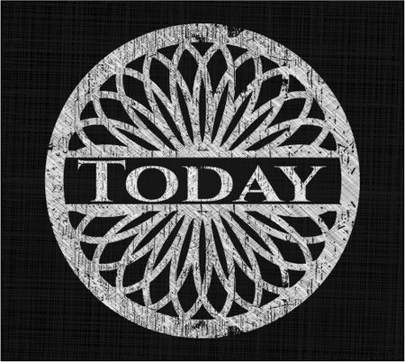 Today chalk emblem