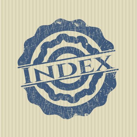 Index rubber grunge texture seal