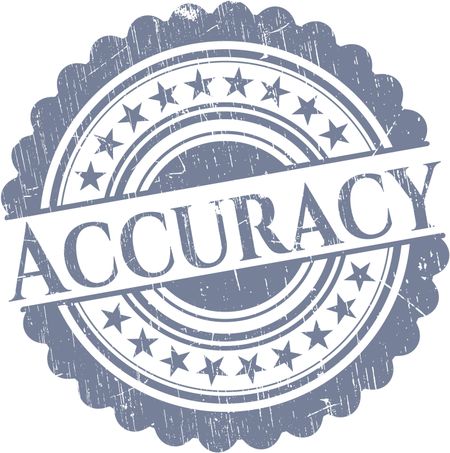 Accuracy rubber stamp