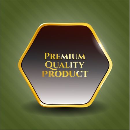 Premium Quality Product gold emblem