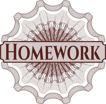 Homework linear rosette