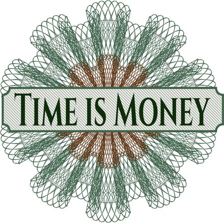 Time is Money linear rosette