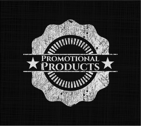 Promotional Products on blackboard