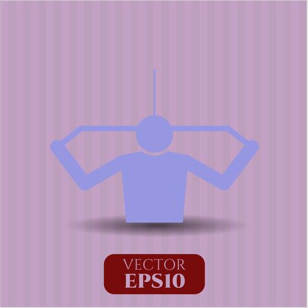 Lat Pull Down (Exercise) vector symbol