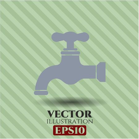 Tap vector icon or symbol