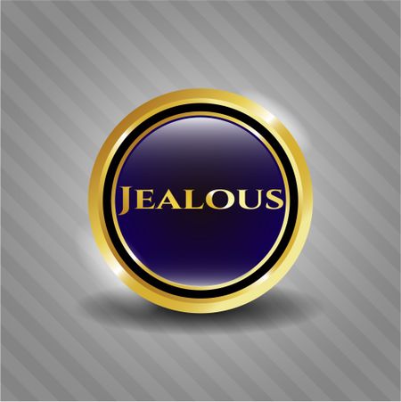 Jealous golden emblem