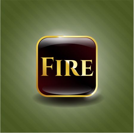 Fire gold emblem