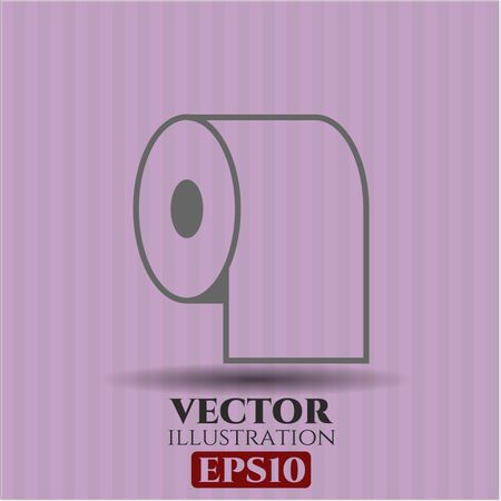 Toilet Paper vector icon