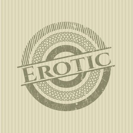 Erotic grunge stamp