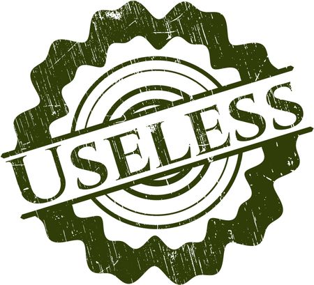 Useless rubber grunge texture stamp