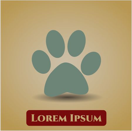 Paw vector symbol