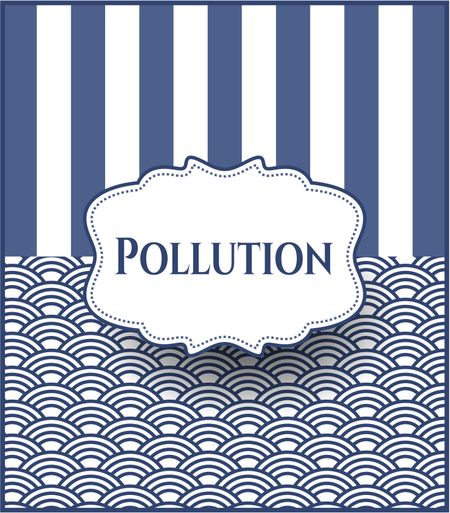 Pollution poster