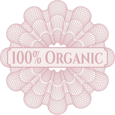 100% Organic money style rosette