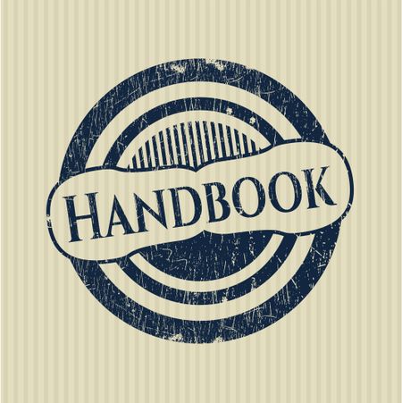 Handbook grunge seal
