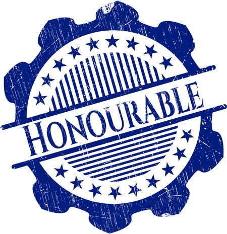 Honourable with rubber seal texture