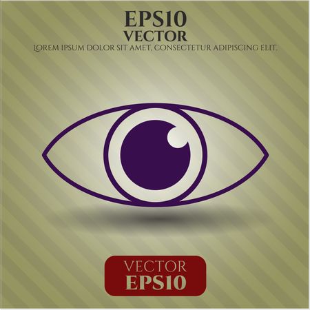 Eye vector icon