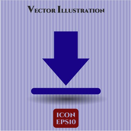 Download icon vector illustration