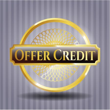 Offer Credit gold emblem