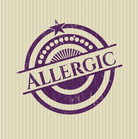 Allergic rubber grunge texture seal